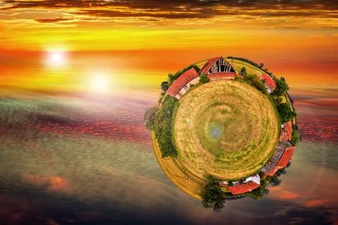 360 old farm Stock Photos
