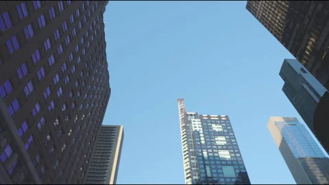 360 pan tilt up in NYC close in Time Square Stock Footage 161330231