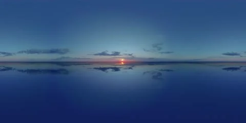 360 panorama mirror background sky, cloudy horixo nature, spherical cloudscape Stock Footage 167768182