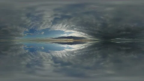 360 panorama spherical vr clouds, timelapse sky view cloudy nature Stock Footage 169173172