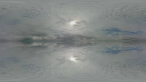 360 panorama spherical vr clouds, timelapse sky view cloudy nature Stock Footage 169902976