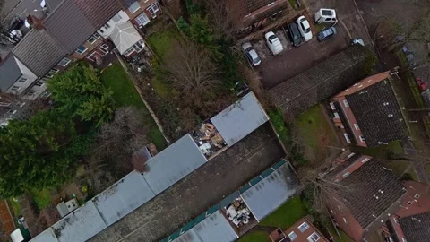 360 Panoramic View of Luton City During Mostly Cloudy Day Vídeo Stock 327797152