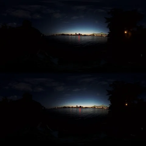 360 Riverside Sunset Video stock 94352168