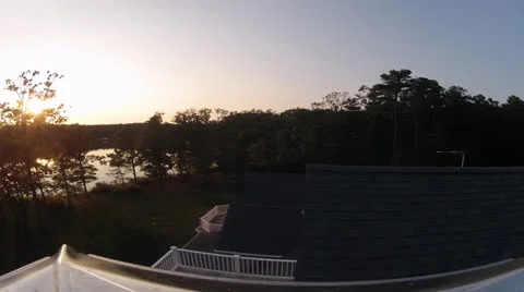 360 Rotating Sunset Timelapse Stock Footage 25795925