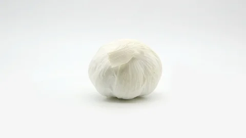 360 shot of garlic bulb Stock Footage 85538140