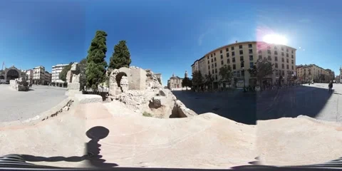 360 Spherical VR Video of Basílica del Pilar. Zaragosa. Spain Vidéo 68374847