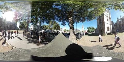 360 Spherical VR Video of Westminster Abbey. London. England. UK Stock Footage 68373194