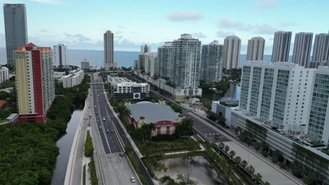 360 Sunny Isles Stock Footage 238764757