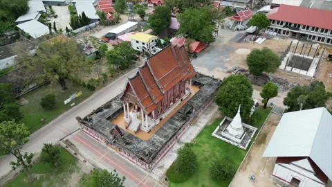 360 Temple sunny day Stock Footage 296129358