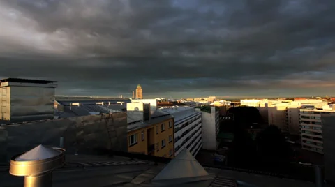360°  time lapse - Helsinki 库存影片 38792802