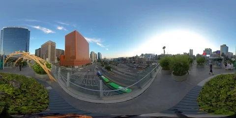 360 timelapse of Seoul Stock Footage 112119426