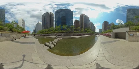 360 timelapse of Seoul Stock-Footage 112119490