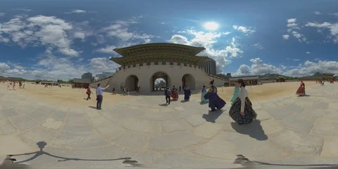 360 timelapse of Seoul Stock Footage 112119493