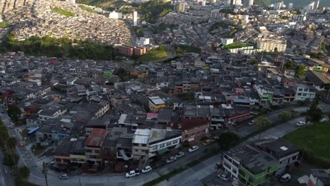 360 turn in city Stock Footage 239134175