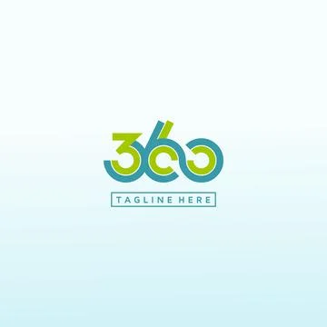 360 vector logo design template idea and inspiration.360 degree logo stock ic Stock Illustration