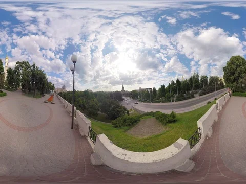 360 video panoramic view of Panoramic view of the Annunciation Cathedral Stock Footage 76431396