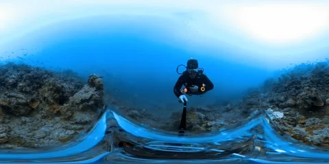 360 Video underwater Video stock 248700155