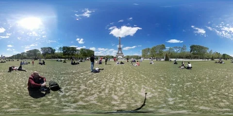 360 Video VR Eiffel Tower Panorama Vidéo 89174194