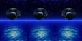 360 VR 3D Animation rotating broken world eggshell with rotating spheres 4k or 4k+ Resolution