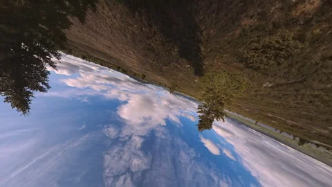360 VR Aerial view of spring scenery in Norway - Scandinavia Stock Footage 341381233