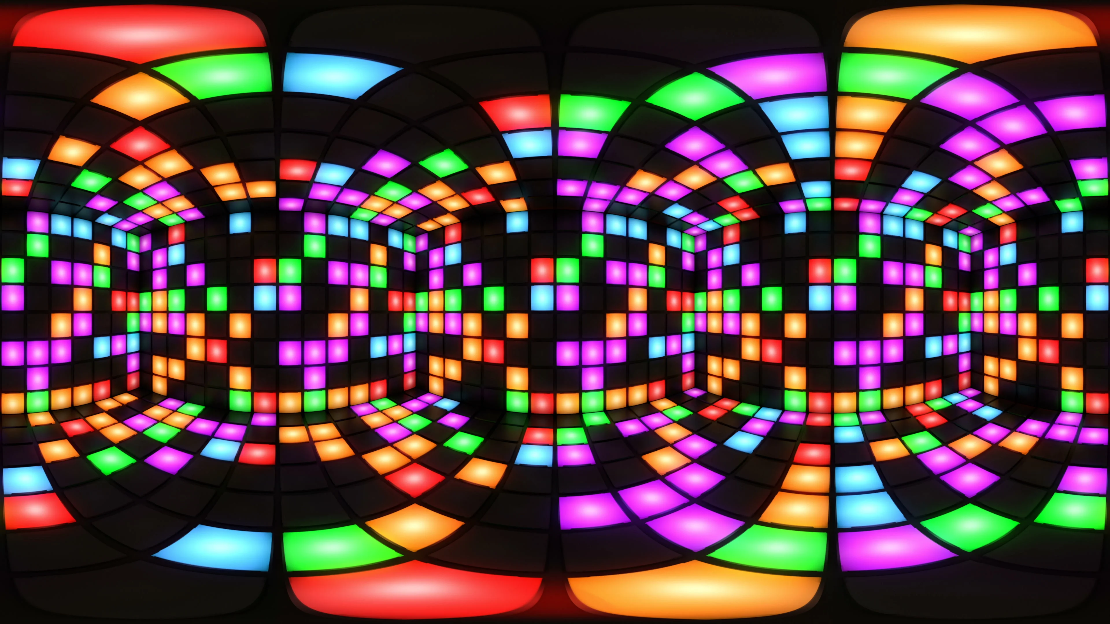 360 VR Colorful disco nightclub dance fl... | Stock Video | Pond5