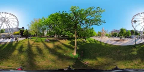 360 VR - Ferris Wheel of Budapest, Hungary - 4K + Stock Footage 276930500