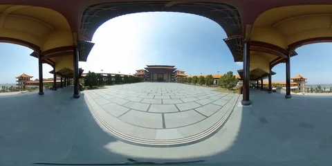 360 VR - Huge Buddist Temple at Fo Guang Shan Vidéo 86409894