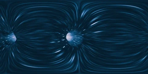 360° VR Light Speed Space Loop Stock Footage 122311145