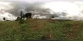360 VR Rain clouds over farmland nearby street traffic 4k or 4k+ Resolution