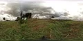 360 VR Rain clouds over farmland nearby street traffic 4k or 4k+ Resolution