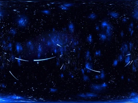 360 VR Space Travel through Star Field and Nebula - Loop Purple Stock Footage 85085018