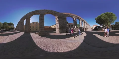 360 Vr Spain, Segovia Stock Footage 233838124