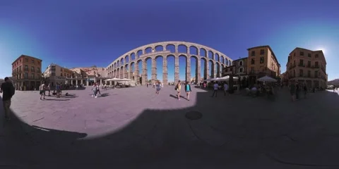 360 Vr Spain Segovia Stock Footage 233842070