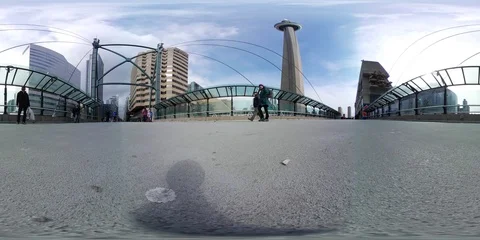 360 VR Toronto CN Tower Video stock 89149864