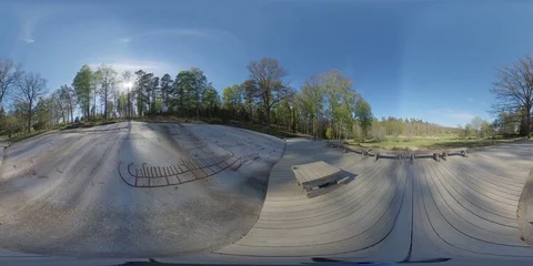 360 VR View of UNESCO Big  Rock Carvings in Tanum, Sweden Stock Footage 108492181