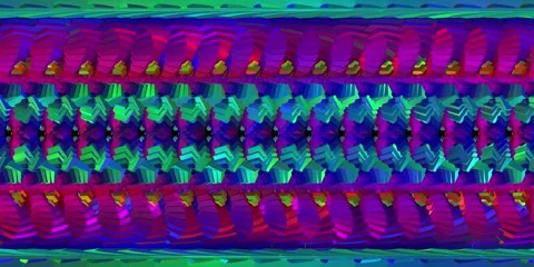 360 VR Visual Music - Columorph Video stock 273200712