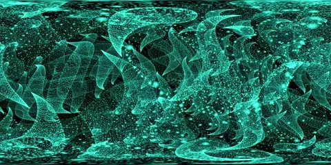 360 VR Visual Music - Dancers in the Mist Stock Footage 272697502