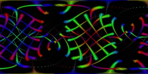 360 VR Visual Music - Dissolution Street Stock Footage 272684844