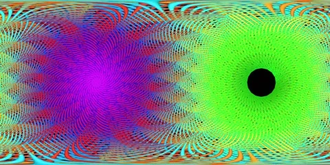 360 VR Visual Music - Eruption Stock Footage 273060154