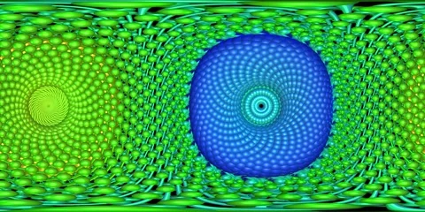 360 VR Visual Music - Flow of the Daffodil Stock Footage 273042870