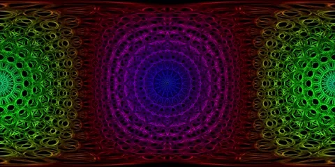 360 VR Visual Music - Flower-ing Video stock 271625962