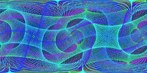 360 VR Visual Music - Hyperspace Stock Footage 273098501