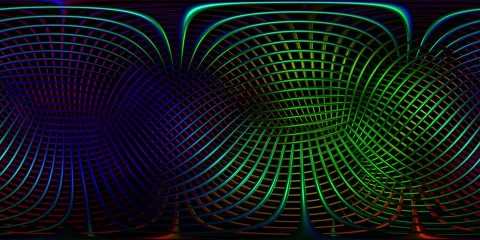 360 VR Visual Music - List in Gridspace Stock Footage 272852237