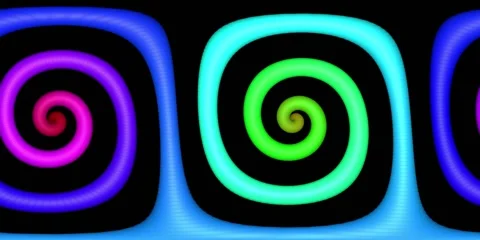 360 VR Visual Music - Monotubular Stock Footage 273200920