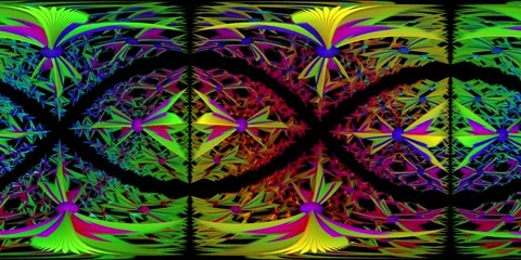 360 VR Visual Music - North Utopian Flutterbies Video stock 272287835