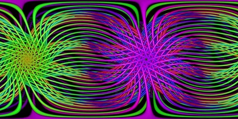 360 VR Visual Music - Psycho Thunder Blast Vídeo Stock 272675954