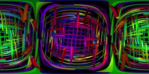 360 VR Visual Music - Revolution Forestry Video stock 272288152