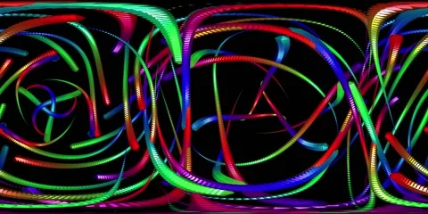 360 VR Visual Music - Revolution #3 Stock Footage 273200178