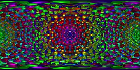 360 VR Visual Music - Ripple Magic Video stock 271699726