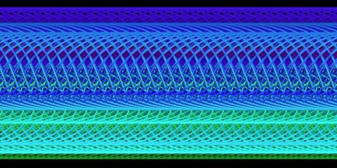 360 VR Visual Music - Rolling Static Stock Footage 273194878